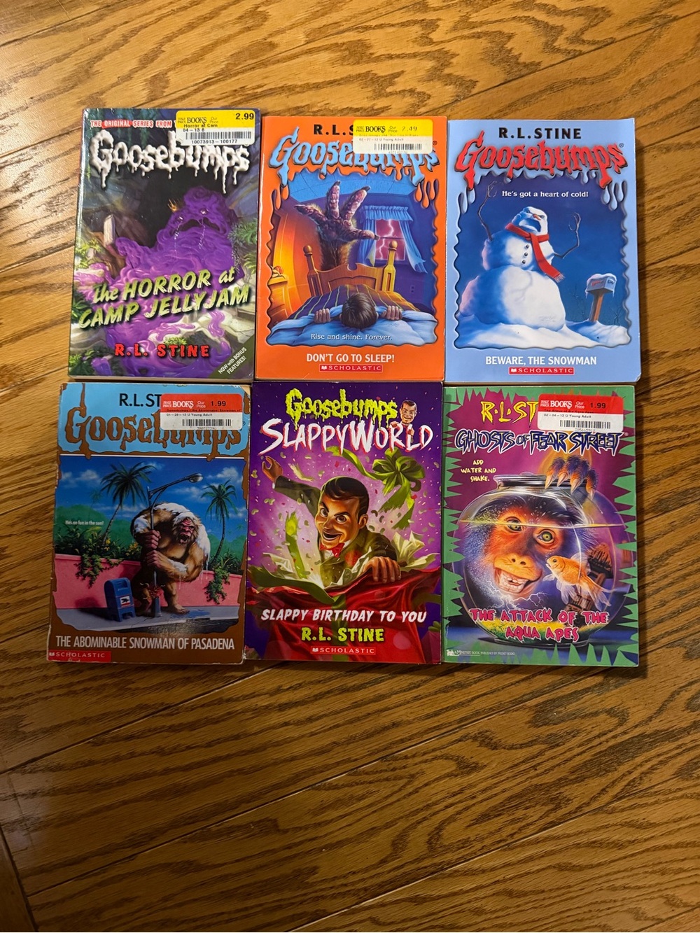 Scholastic Goosebumps Book Lot